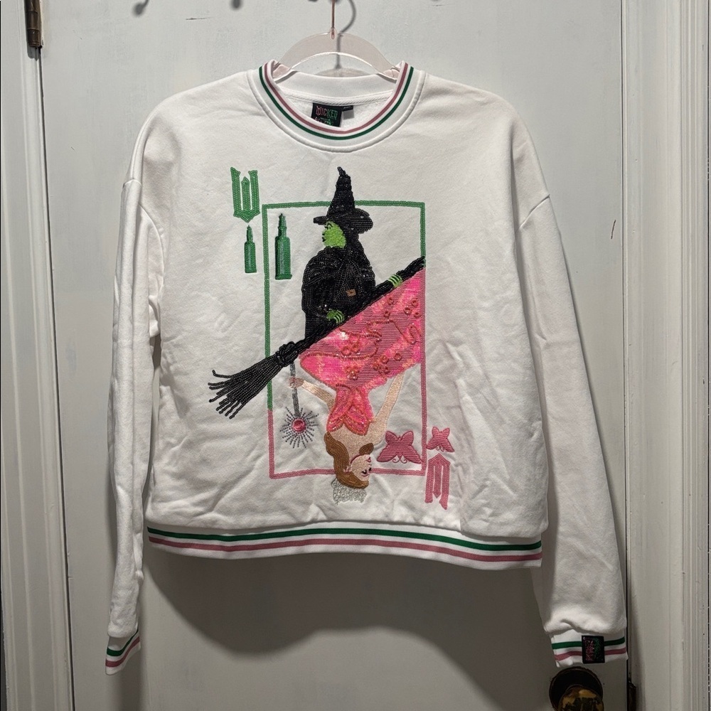 QUEEN OF SPARKLES x WICKED crewneck sweatshirt